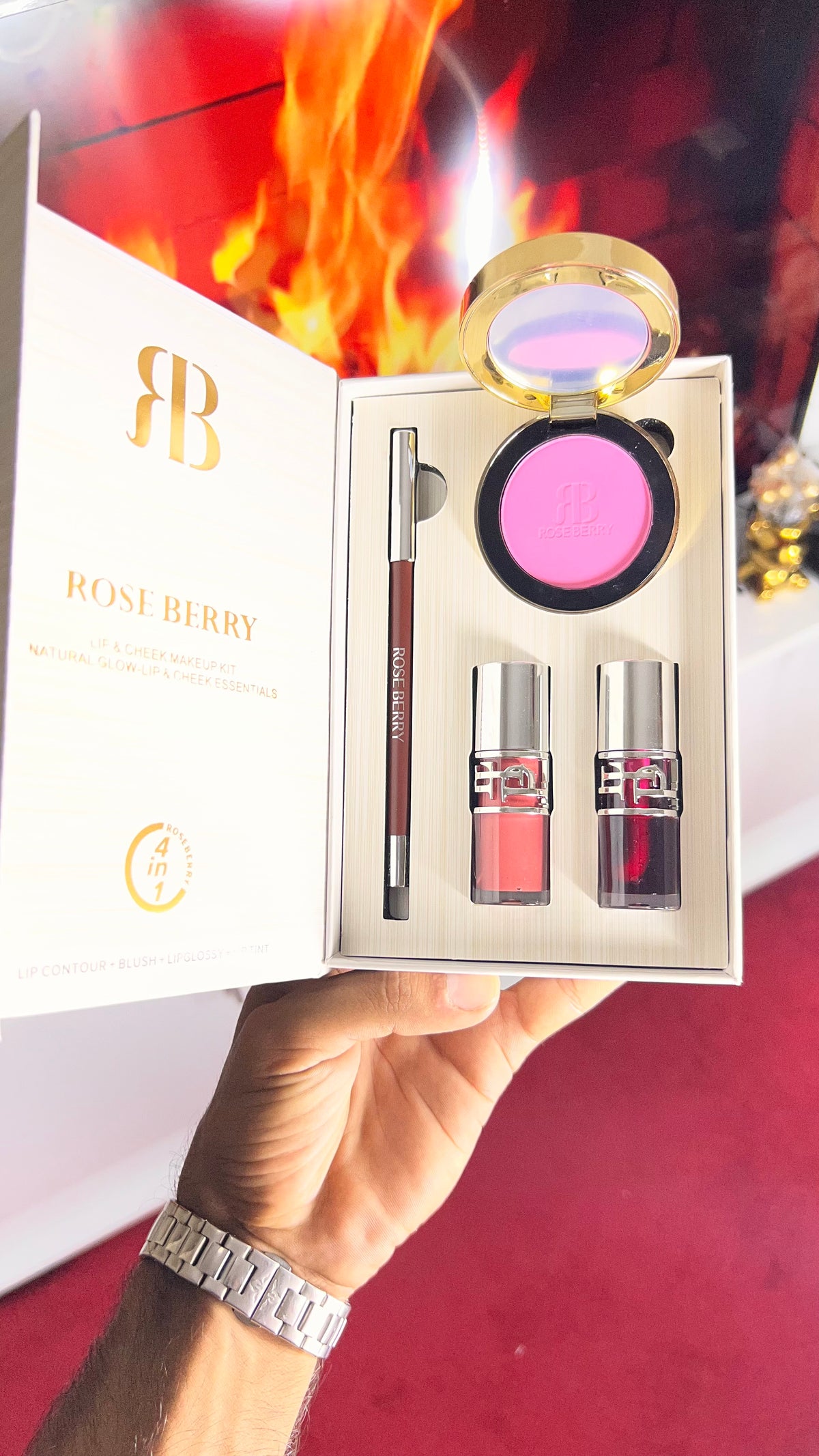 Pack 4-1 rose berry 🩷