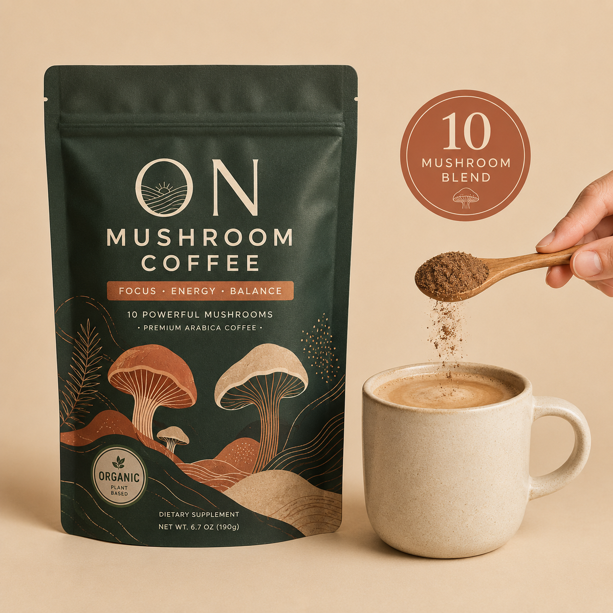 Mushroom Coffee (60 Servings)