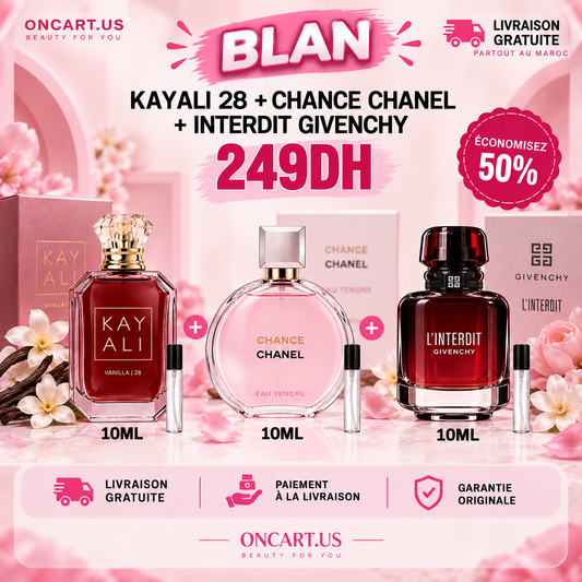 10ml KAYALI 28 edp + 10ml l’iterdit edp + chance channel edp