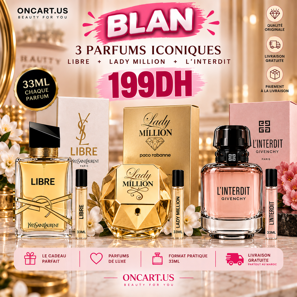 Pack 3 parfums Edp master qualité france 🇫🇷